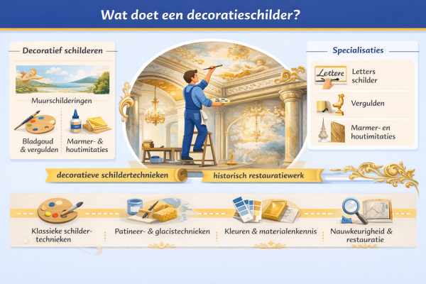 Wat doet een decoratieschilder